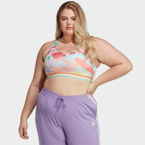 NWT FARM Rio Medium Support Sports Bra Women's Plus Size 2X Adidas Collaboration
